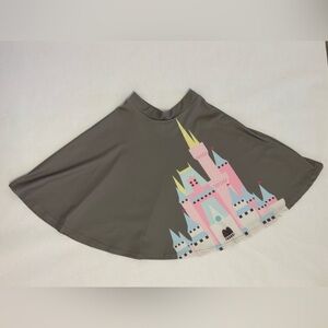 Disney Castle Grey Skater Skirt